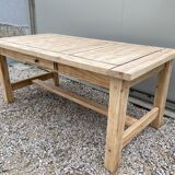Stripped farm table