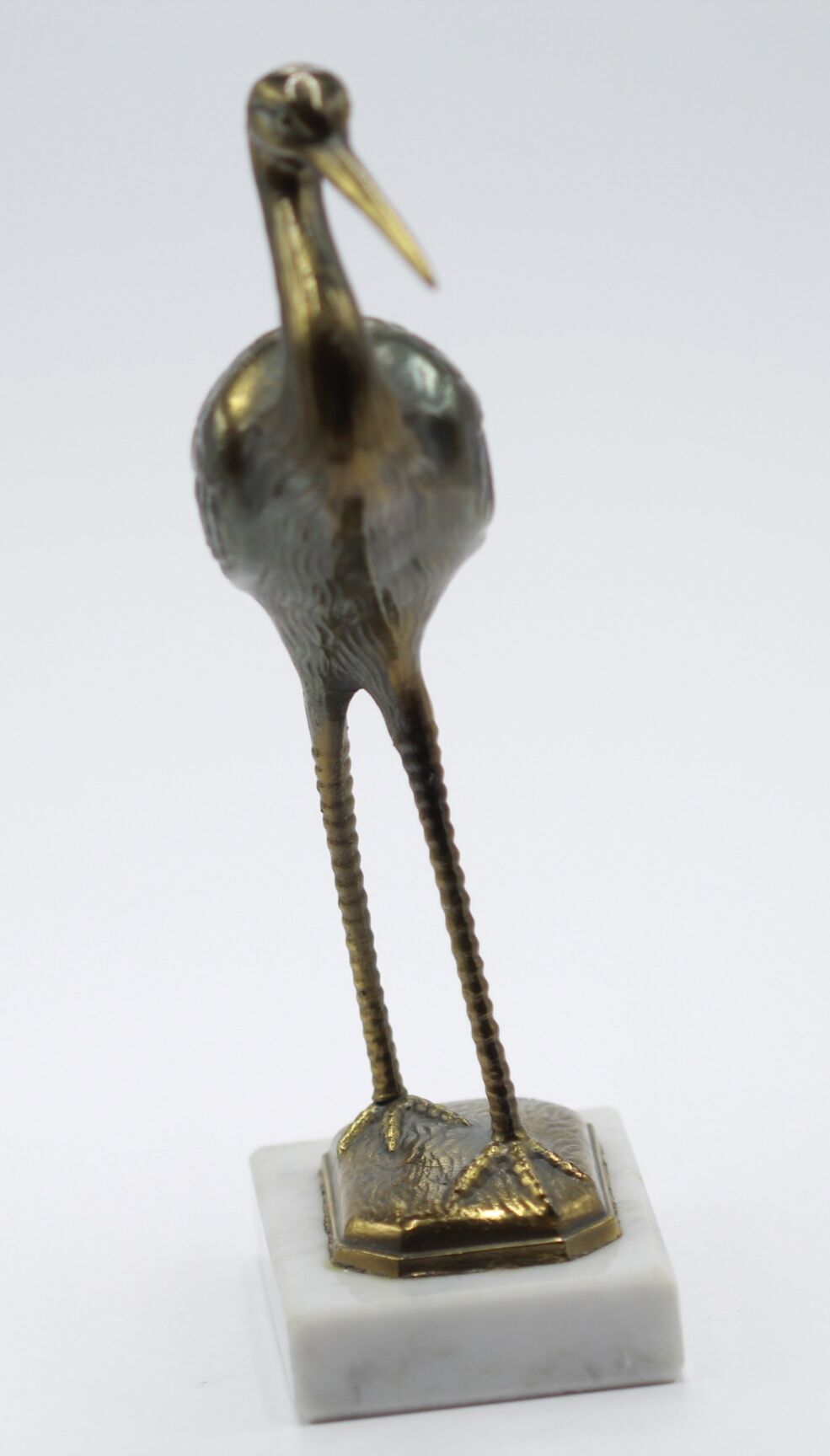 Paper press Marble stork statue