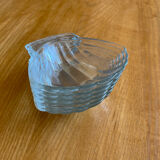 Set of 6 pyrex glass scallops