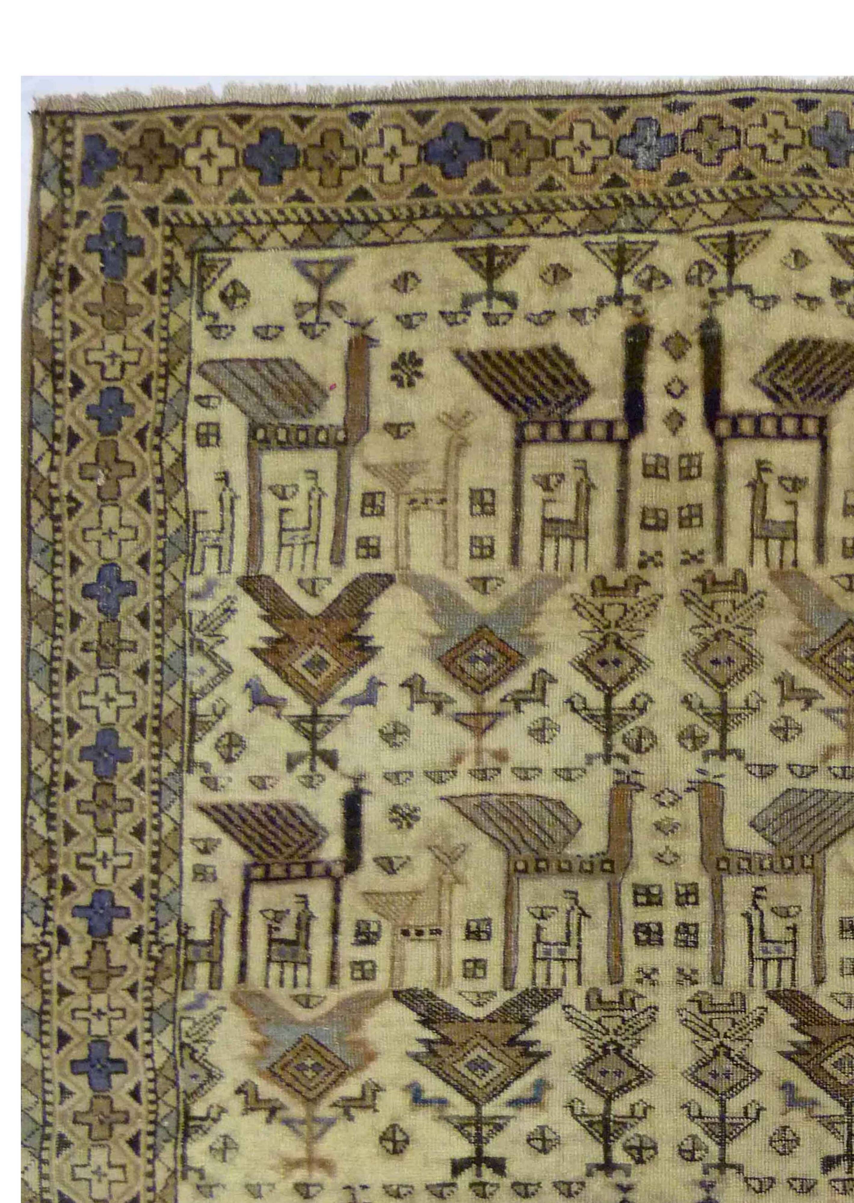 3-Traditional Antique Persian Rug