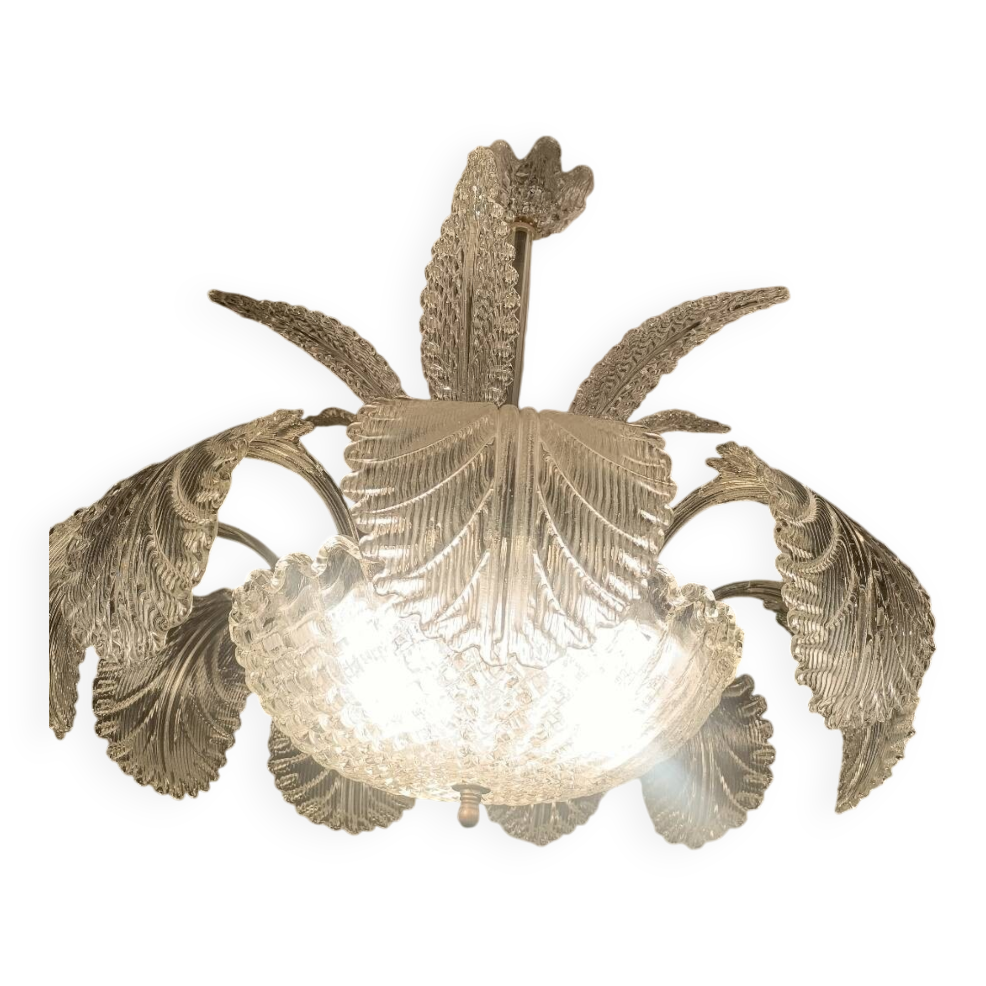 Murano glass pendant chandelier