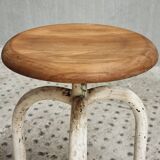 Vintage swivel stool laboratory stool studio stool