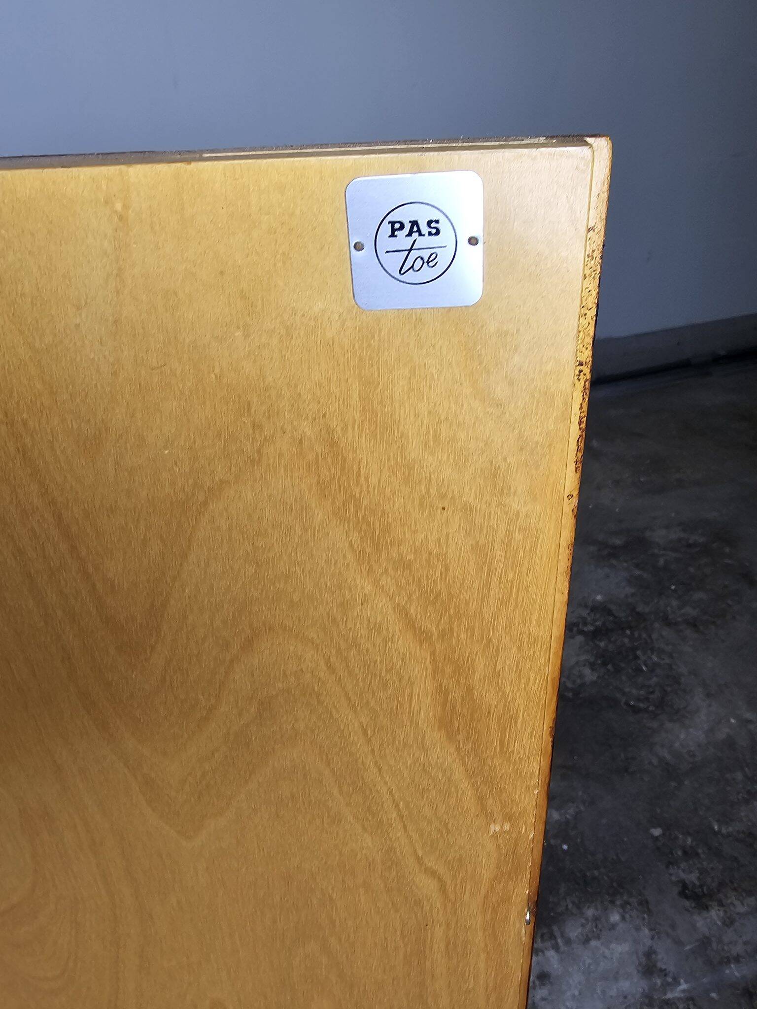 Lowboard sideboard from Braakman DB02 birch series loop legs for Pastoe