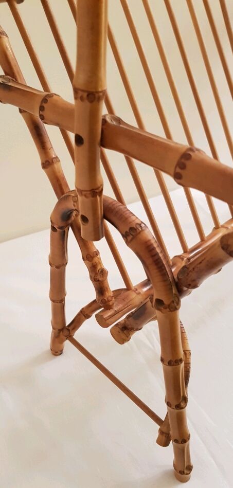 Rattan magazine rack 60