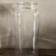 Vase grand flacon ancien verre transparent