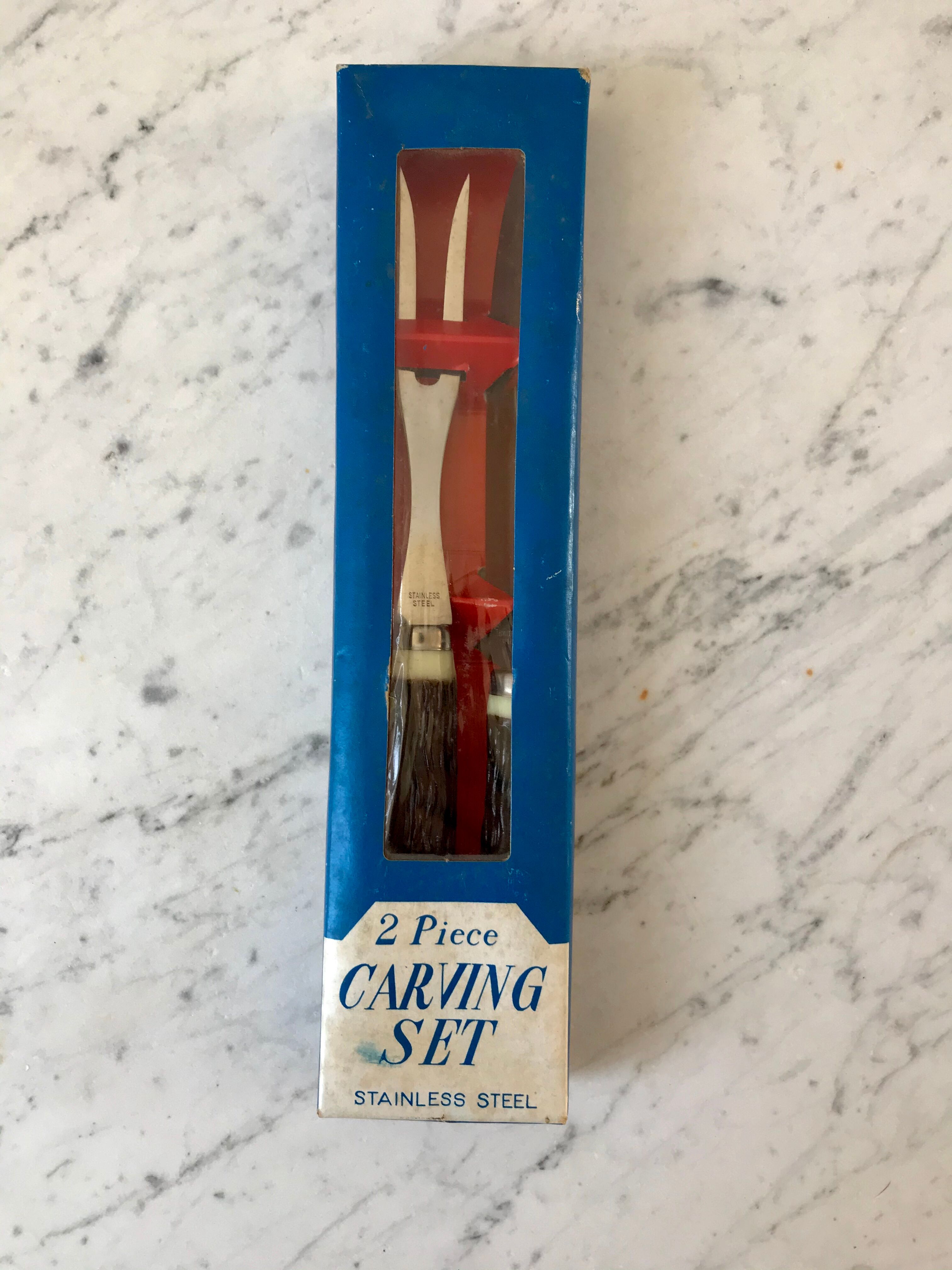 Duo of meat cutlery 70s