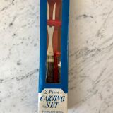 Duo de couverts à viande années 70