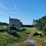 Orangeade service in pottery sandstone of the Colombier