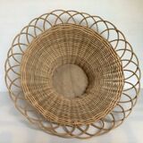 Large wicker rattan sun basket