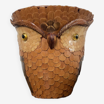 Bamboo owl basket