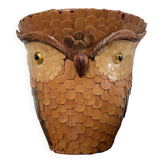 Bamboo owl basket