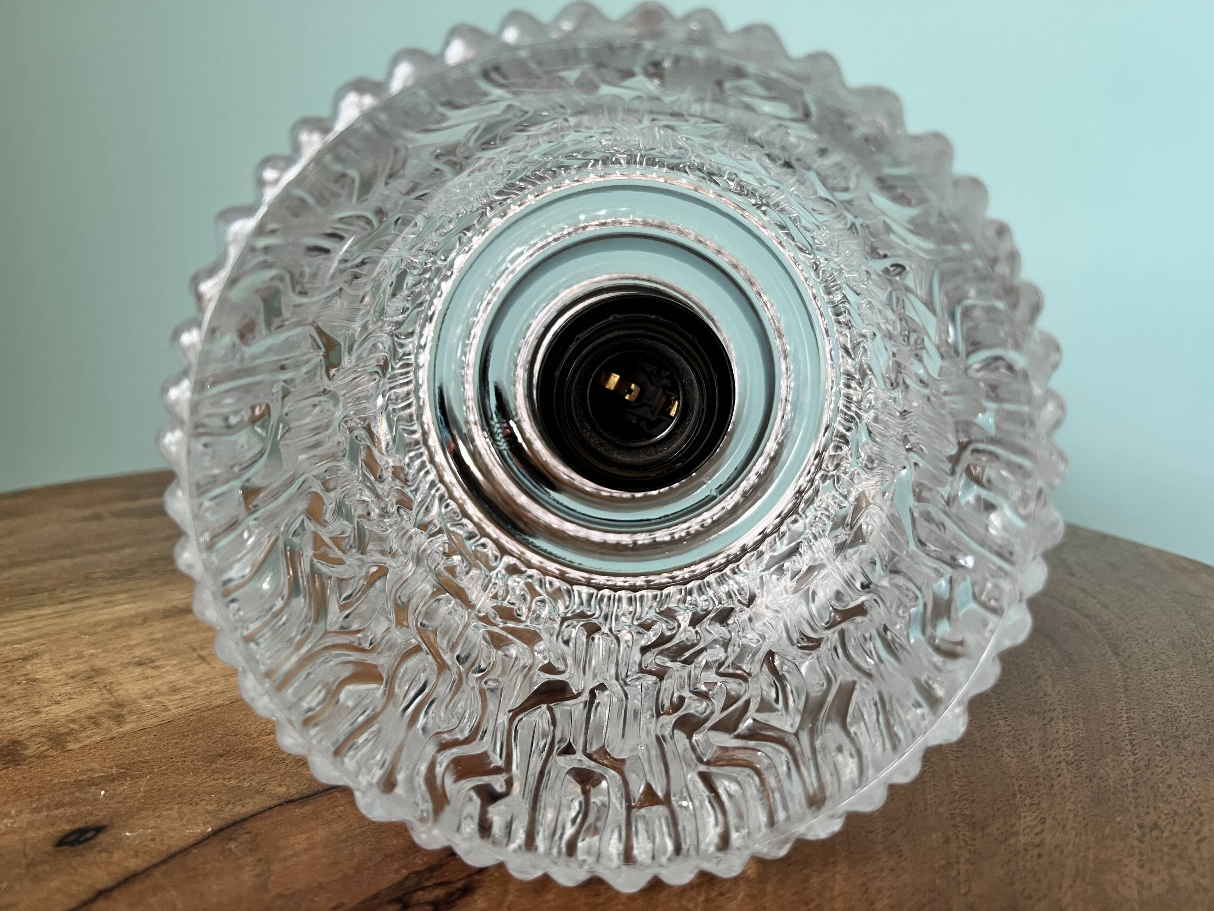 Art deco lamp / Mid century modern lamp / home decor from 1960s / ceiling pendant lamp shade