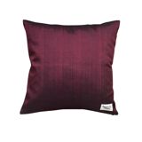 Burgundy and orange Kachin cushion cover (RIDA)