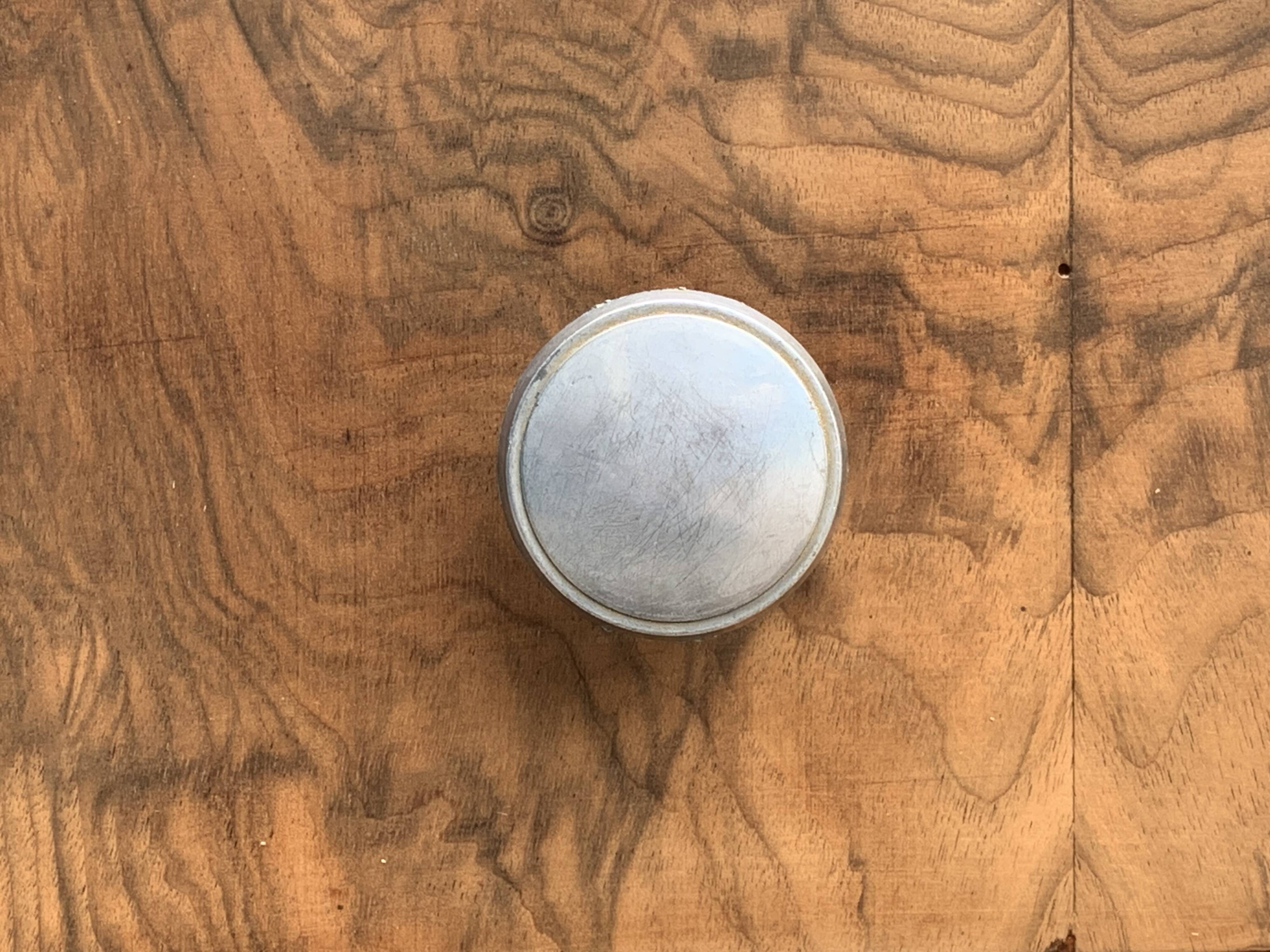 Art Deco chest of drawers in raw walnut burl