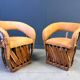 Paire de chaises Equipale mexicaines, années 1970