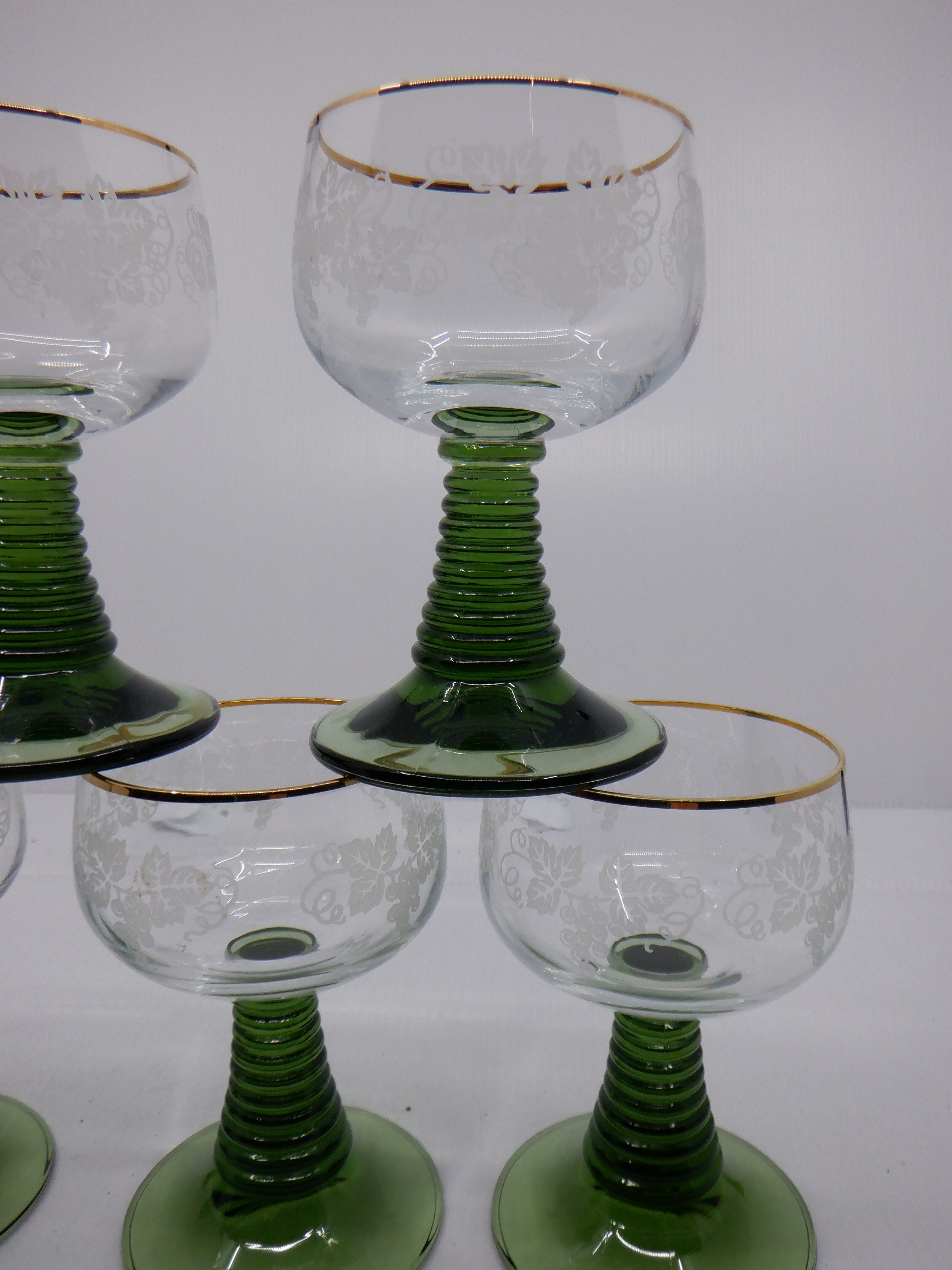 5 glasses of Alsace white wine