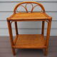 Night table, side table or end of rattan sofa