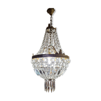 Hot air balloon stamp chandelier