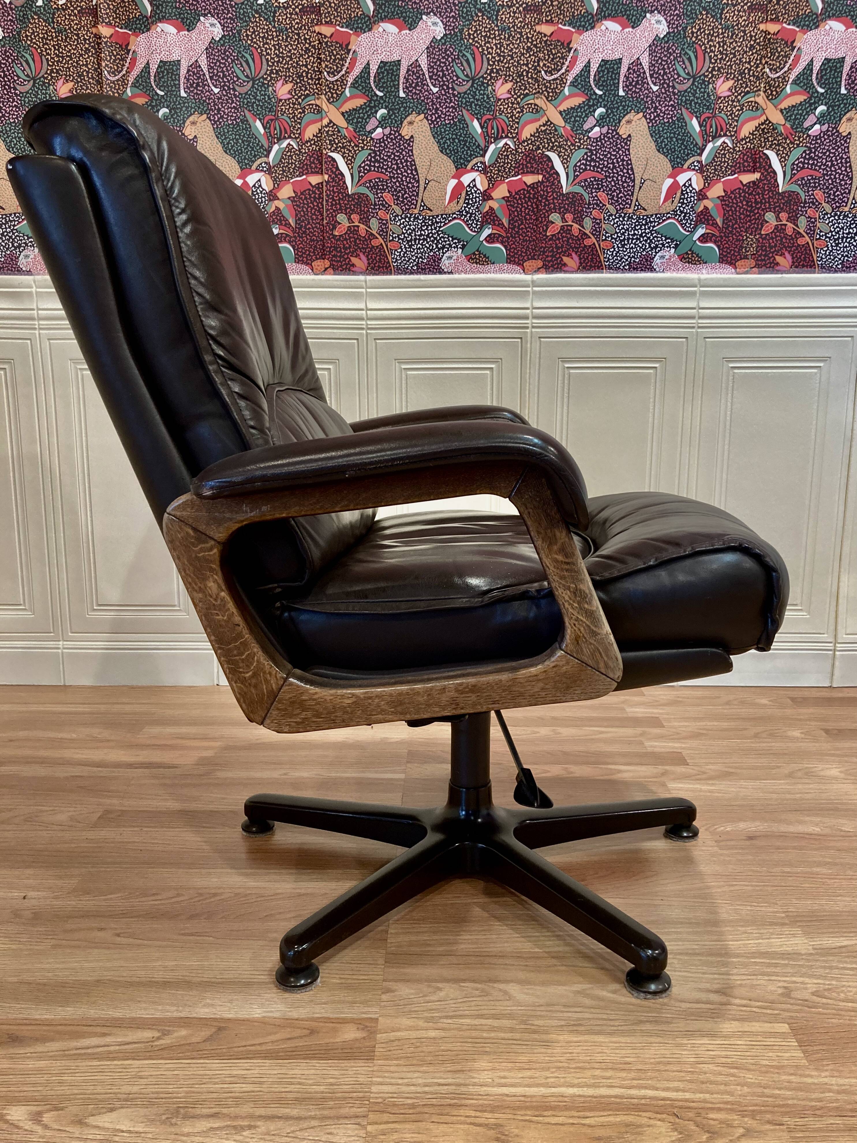 Armchair and its ottoman "Drabert" for "Gerd Lange" design 1960.