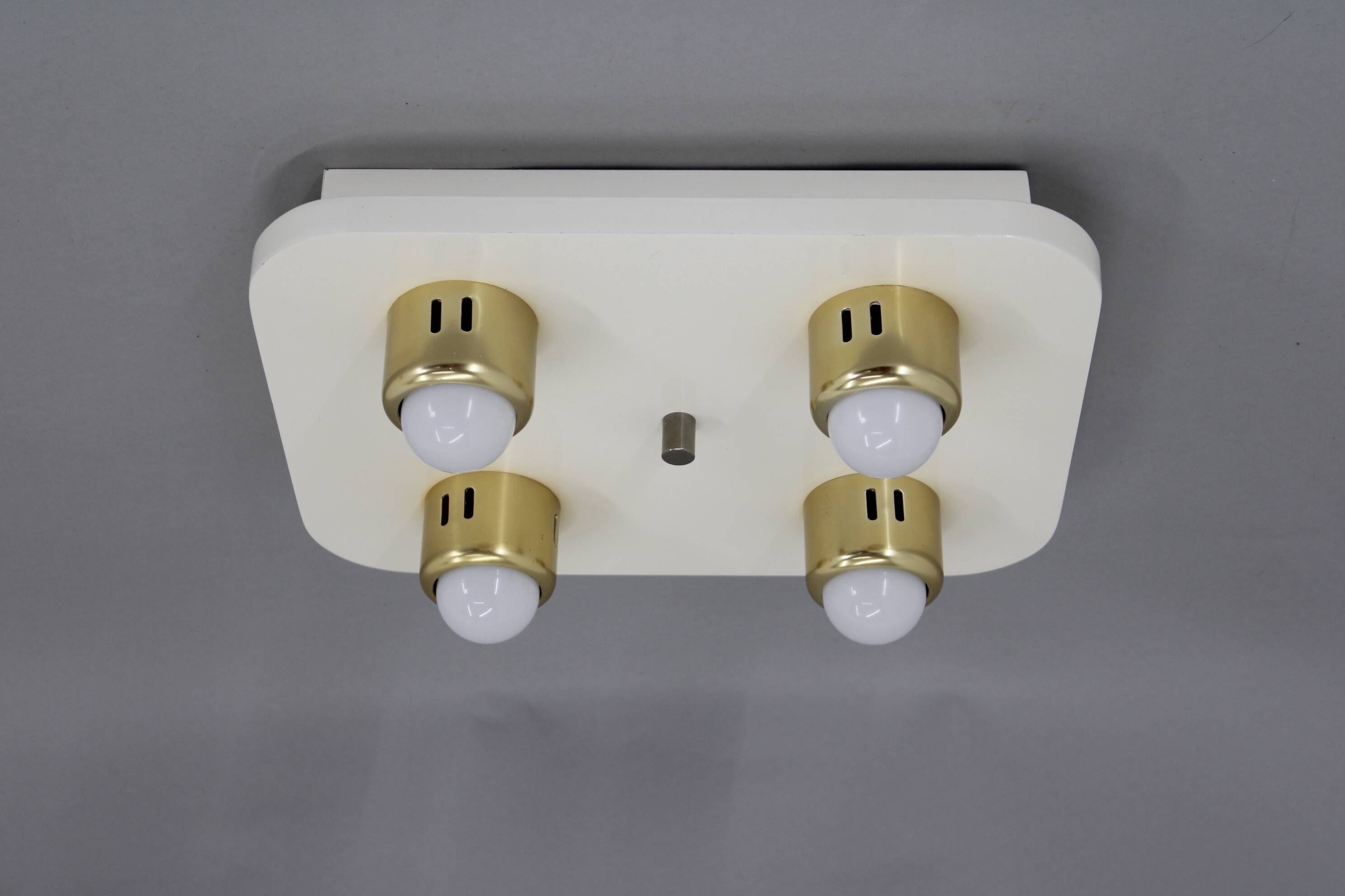1970s Flush Mount Ceiling Light, Italy