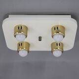 1970s Flush Mount Ceiling Light, Italy