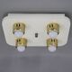 1970s Flush Mount Ceiling Light, Italy