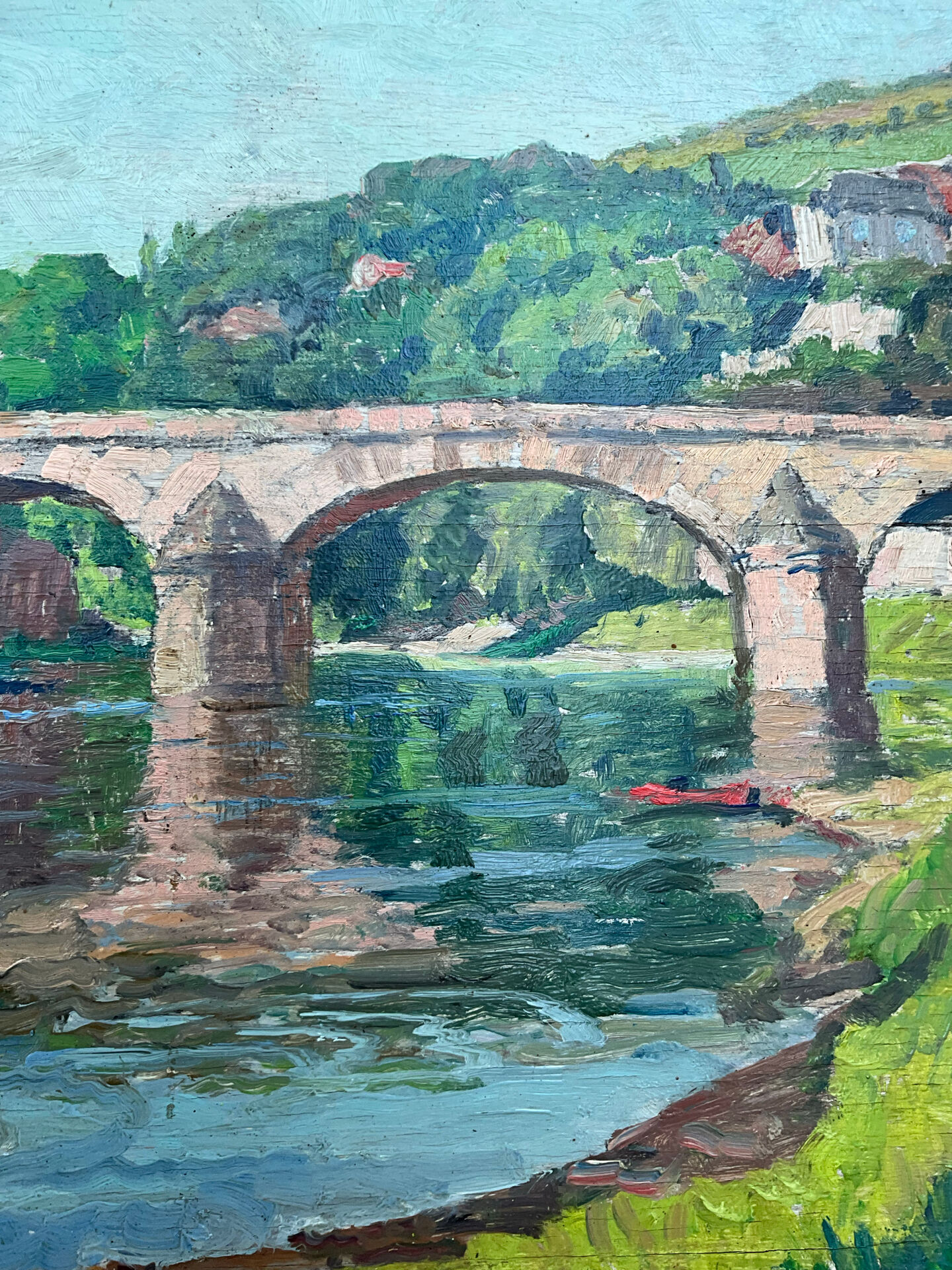 Huile sur panneau signée Constantin Font