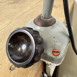 Large Grey Industrial Workshop Table Lamp, 1960s