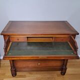 Bureau commode en acajou