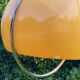 Arco telescopic design floor lamp from the 70s, marble base, chrome rod, plastic lampshade