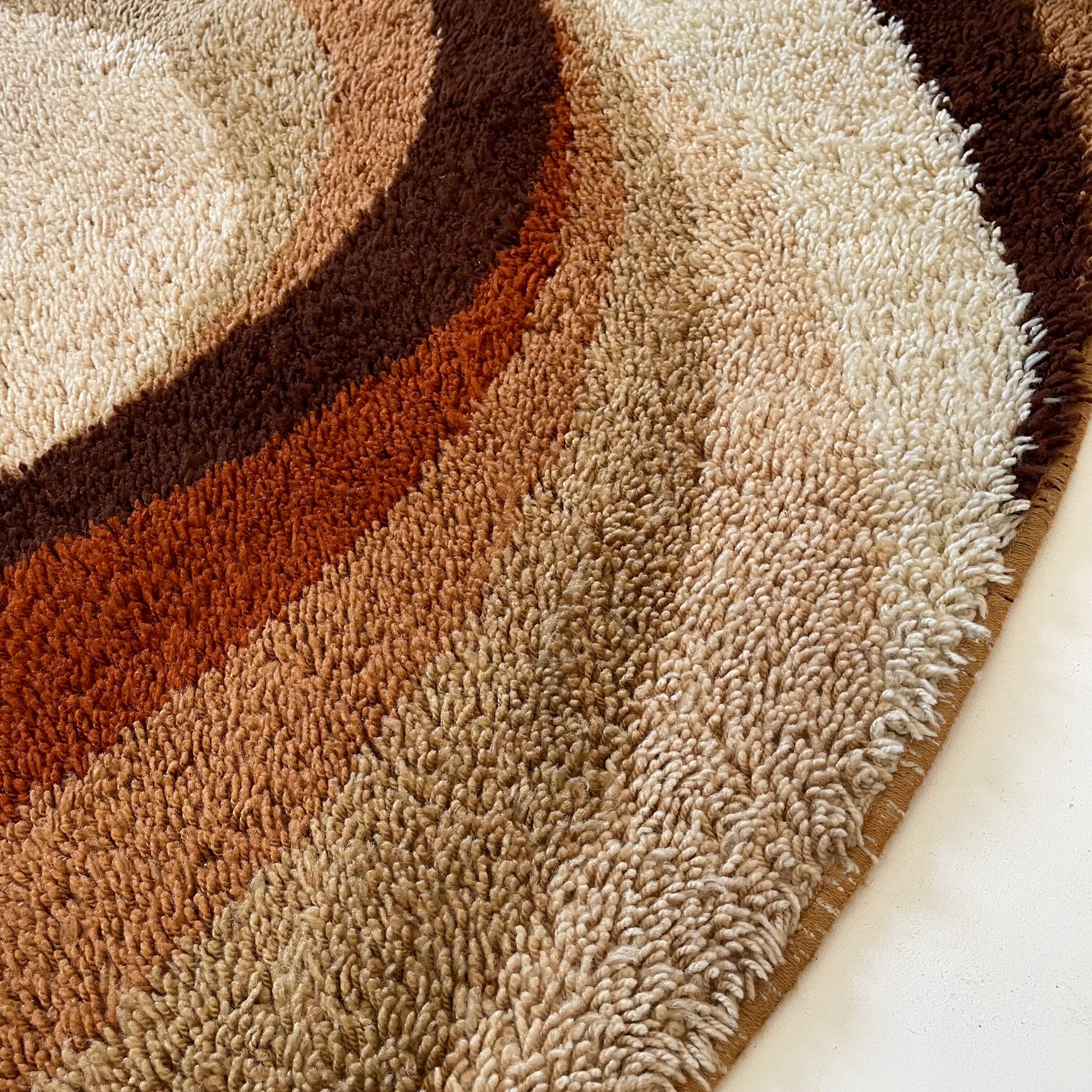 Vintage High Pile Rya rug by Prinstapijt Desso, Netherlands, 1970s