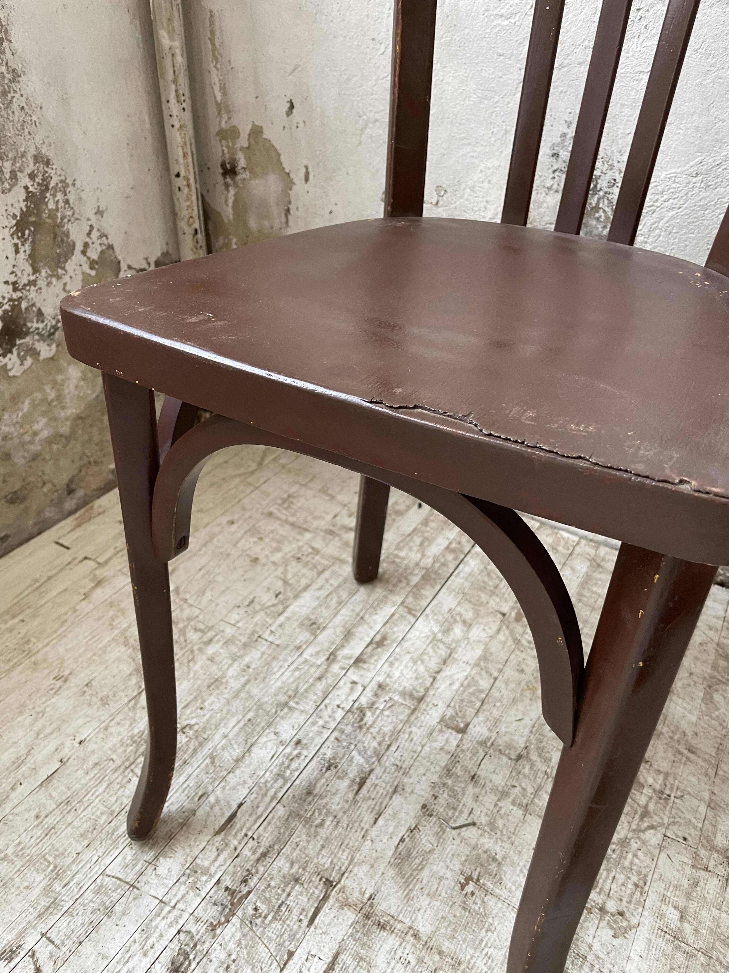 Set of 4 Baumann bistro chairs