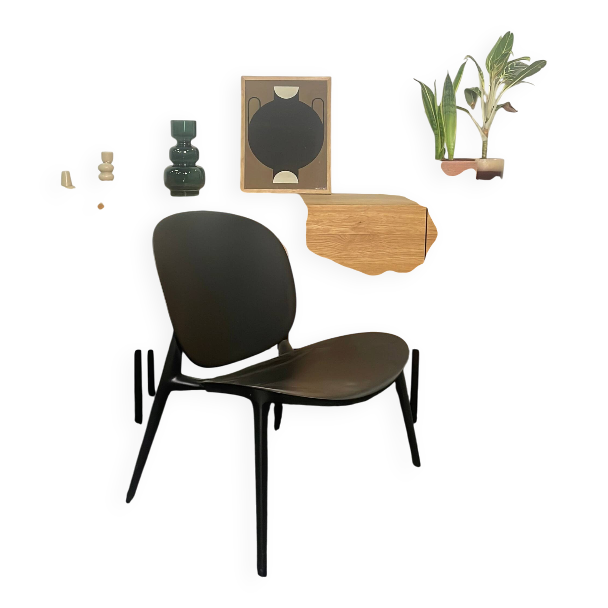 Black Be Bop armchair Kartell