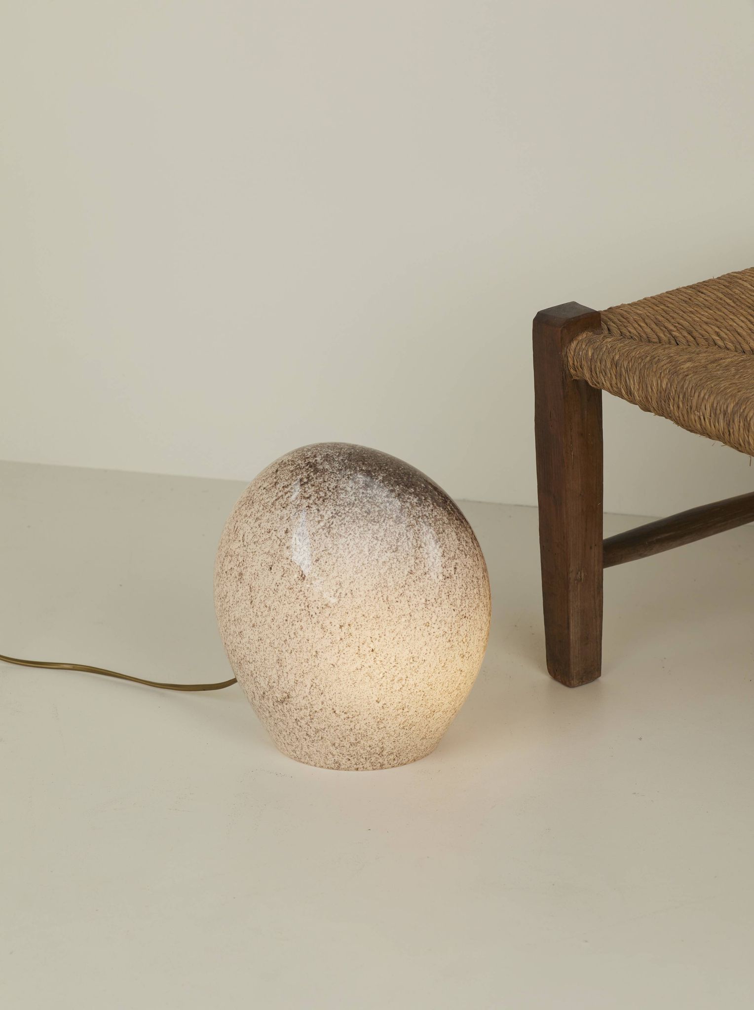 Lampe à poser La Murrina (Italie) en verre Murano soufflé
