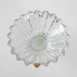 Glass bowl, Finnish design, 1970s, manufactured by Riihimäen Lasi