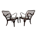 Art Deco armchairs A752F by Josef Frank for Thonet Mundus