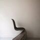 Set of 2 curved rattan chairs, design 1960 / 1970