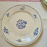 Ensemble d´assiettes plates Terre de fer