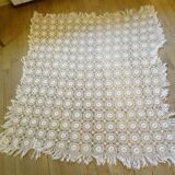 Hand crocheted bed top