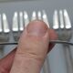 12 cake dessert forks christofle box bearn model steel - vg