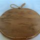 Miroir pomme vintage en bambou