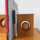Constructivist wooden bookends