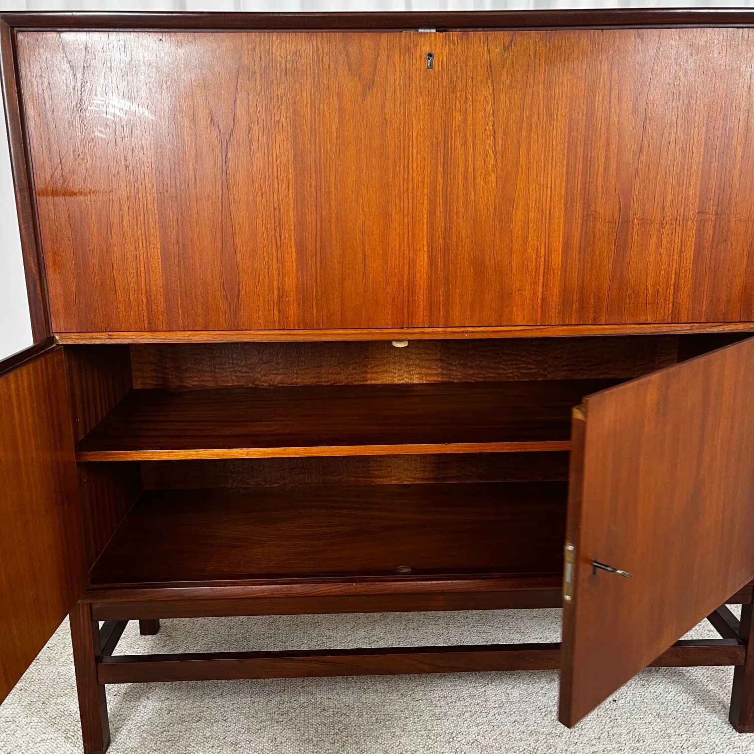 Rare Scandinavian secretary from the 1960s, in the style of Marian Grabinski for IKEA.