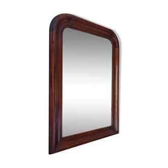 Rectangular mirror in solid cherry brand moreux de varennes