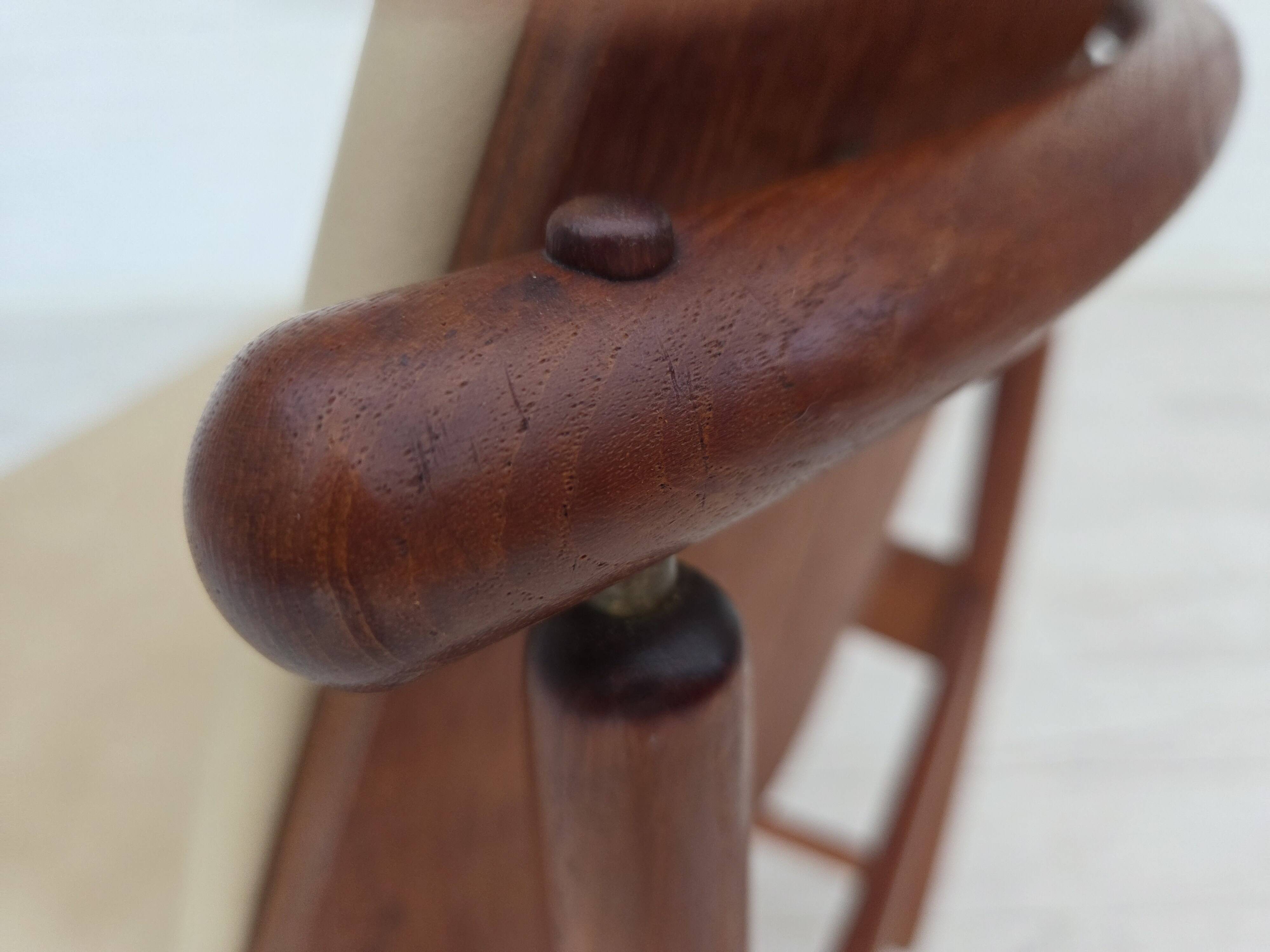 1960s, Danish design by Arne Vodder, set of 3 chairs, teak wood, furniture