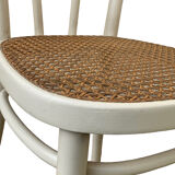 Caned bistro chair