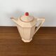 Digoin-Sarrguemines Art Deco pink and red coffee/tea set