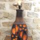 Ceramic floor lamp foot