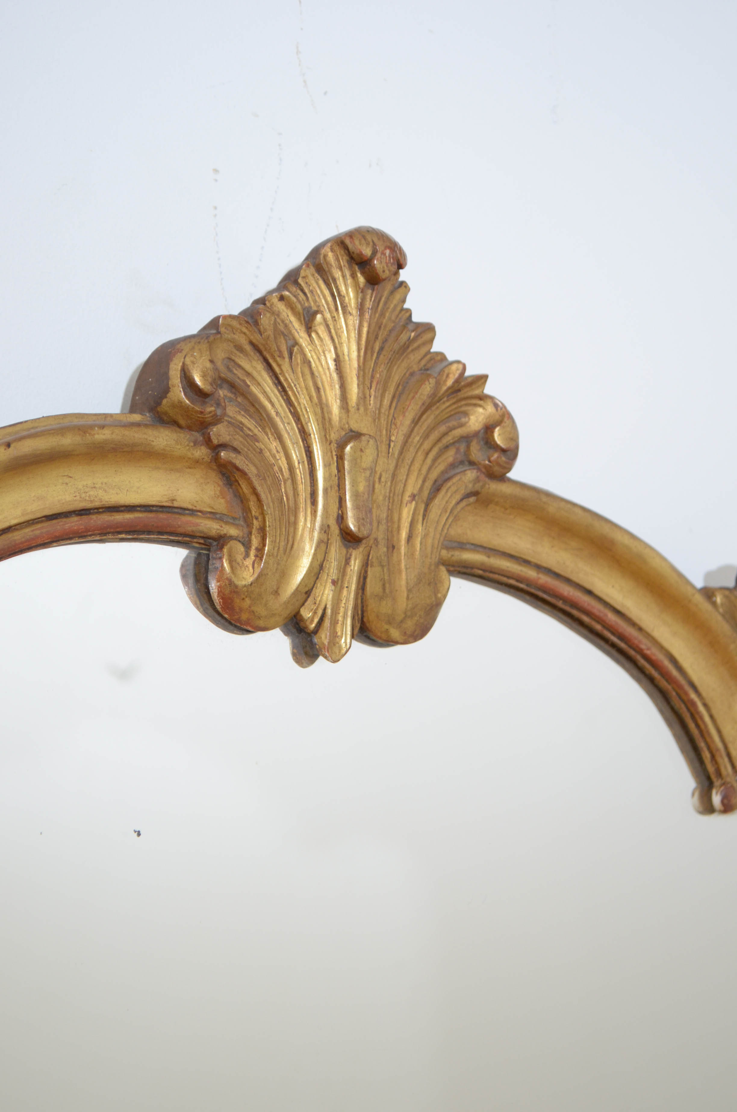 Giltwood wall mirror