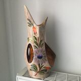 Vallauris vase signed Tess